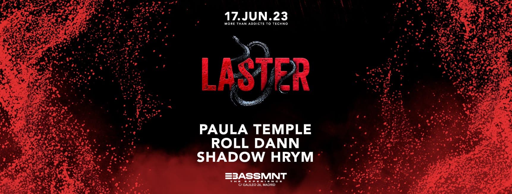 Laster Club vol. XXVIII - Paula Temple, Roll Dann & Shadow Hrym