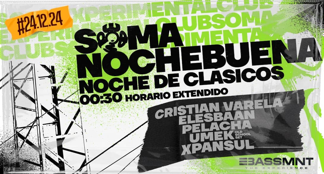 Umek y Cristian Varela en SOMA Experimental Club
