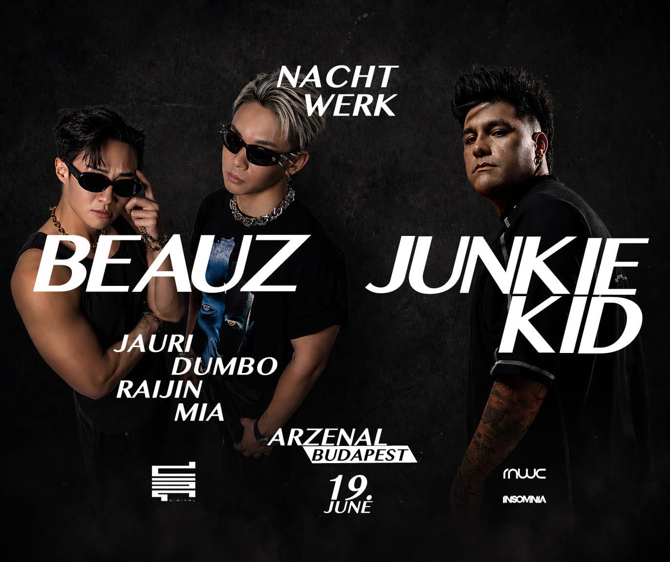 Nachtwerk Pres. BEAUZ & JUNKIE KID