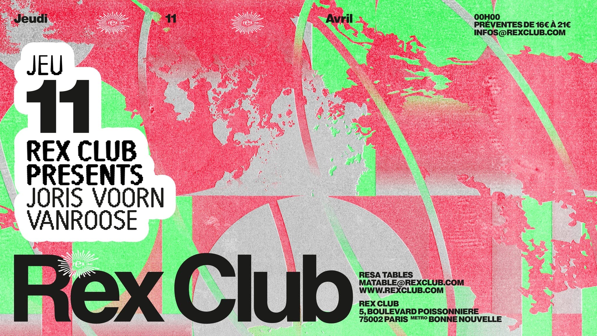 Rex Club presents: Joris Voorn & Vanroose
