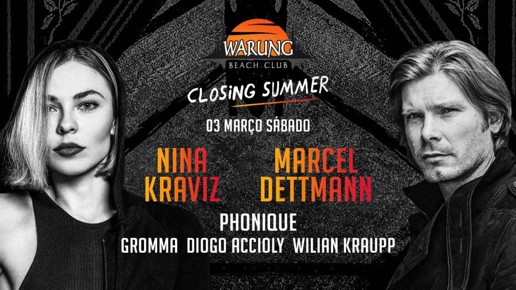 Closing Summer with Nina Kraviz, Marcel Dettmann e Mais