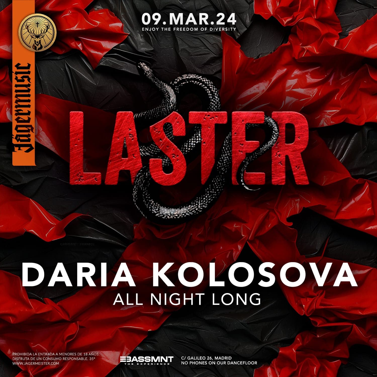 Laster Club vol. XLVII - Daria Kolosova All Night Long / International Women's Day