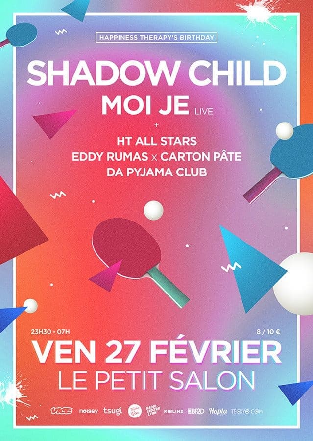 Happiness Therapy's Birthday with Shadow Child, Moi Je & Friends
