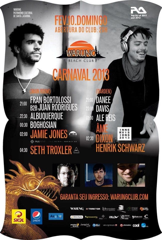Carnival with Seth Troxler + Jamie Jones + Dixon + Âme + Henrik Schwarz