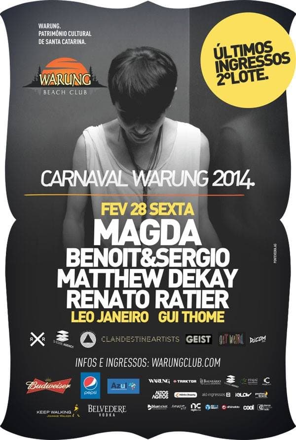 Carnival Warung with Magda, Benoit & Sergio, Matthew Dekay, Renato Ratier