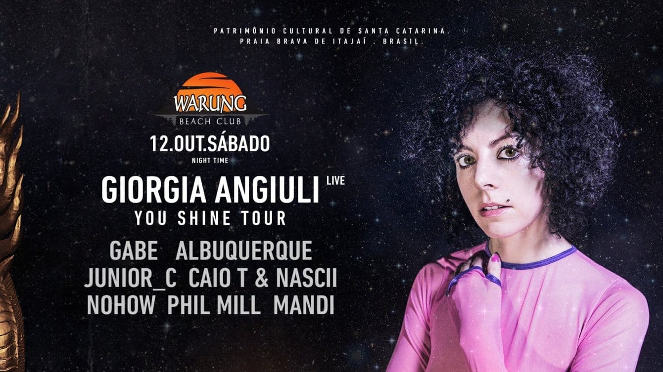 Warung Apresenta Giorgia Angiuli (Live) - You Shine Tour