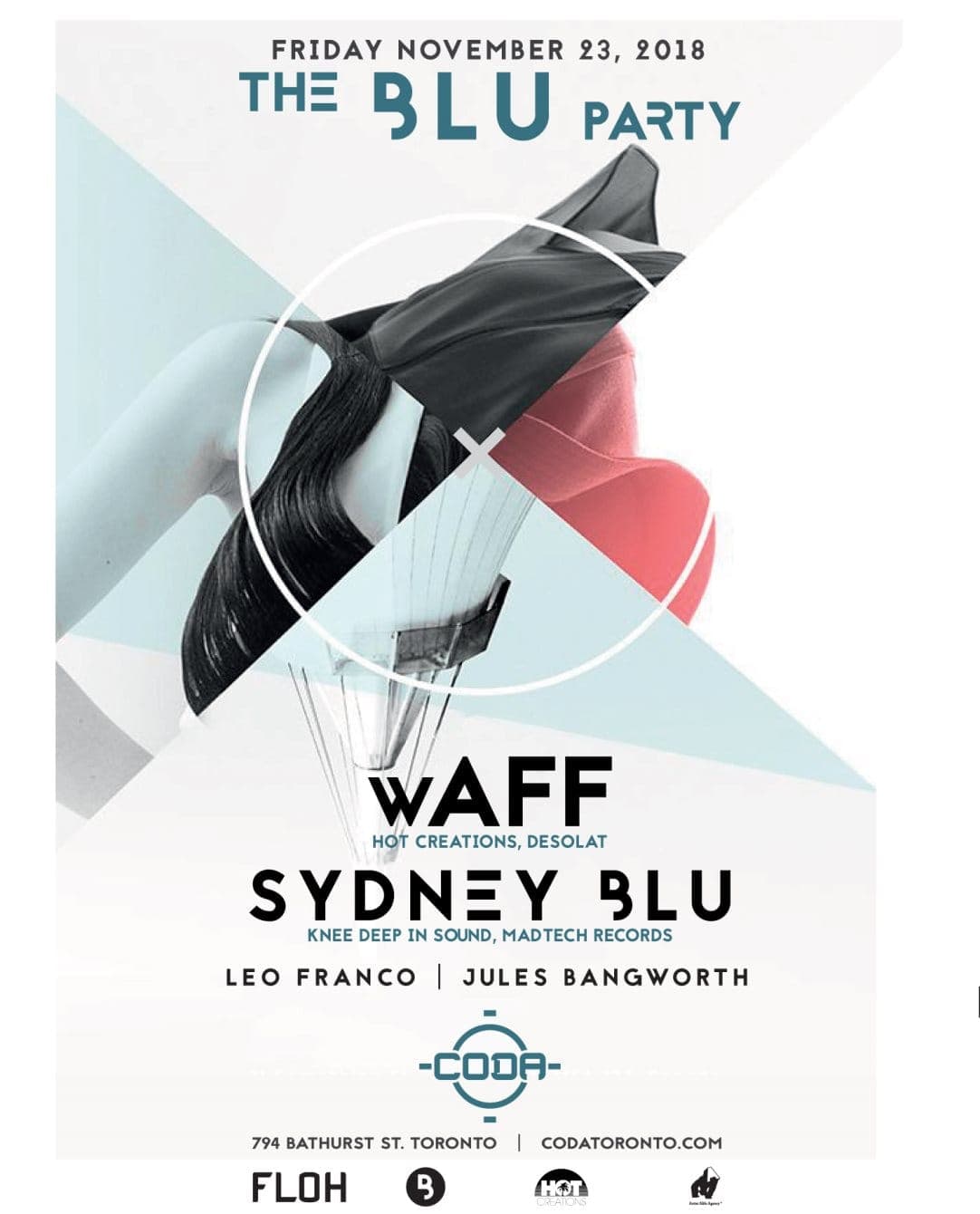 The Blu Party with wAFF and Sydney Blu