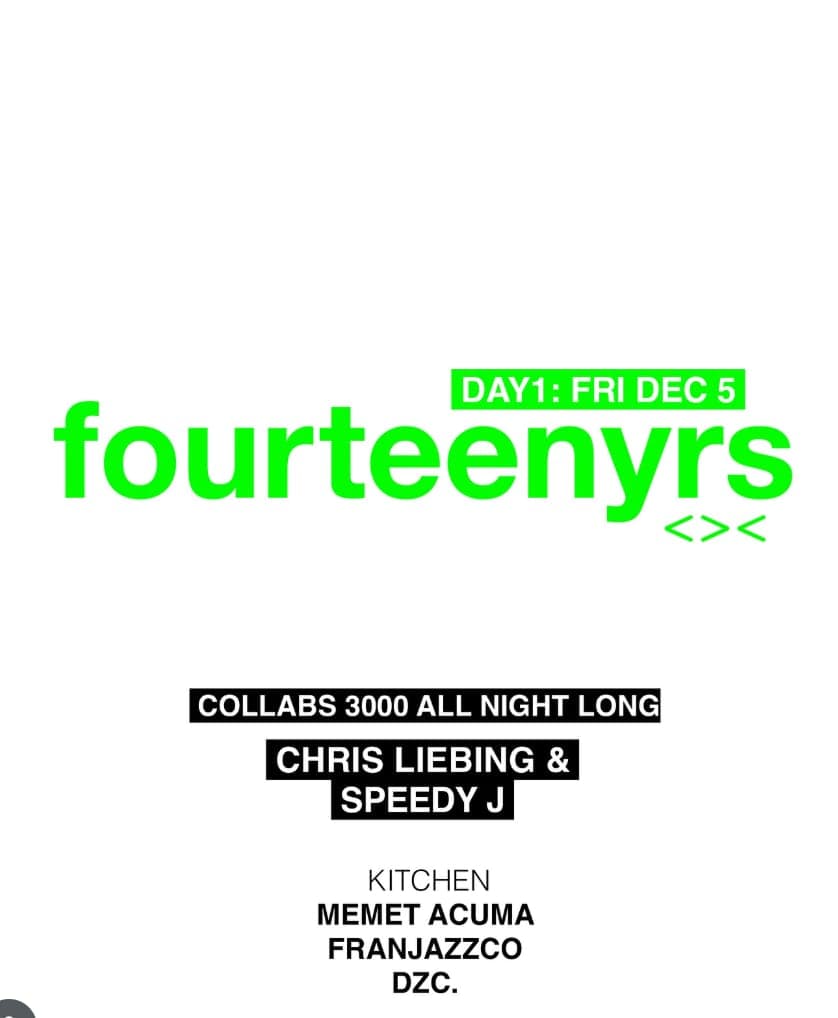 14 YRS Day One Collabs3000 All Night Long