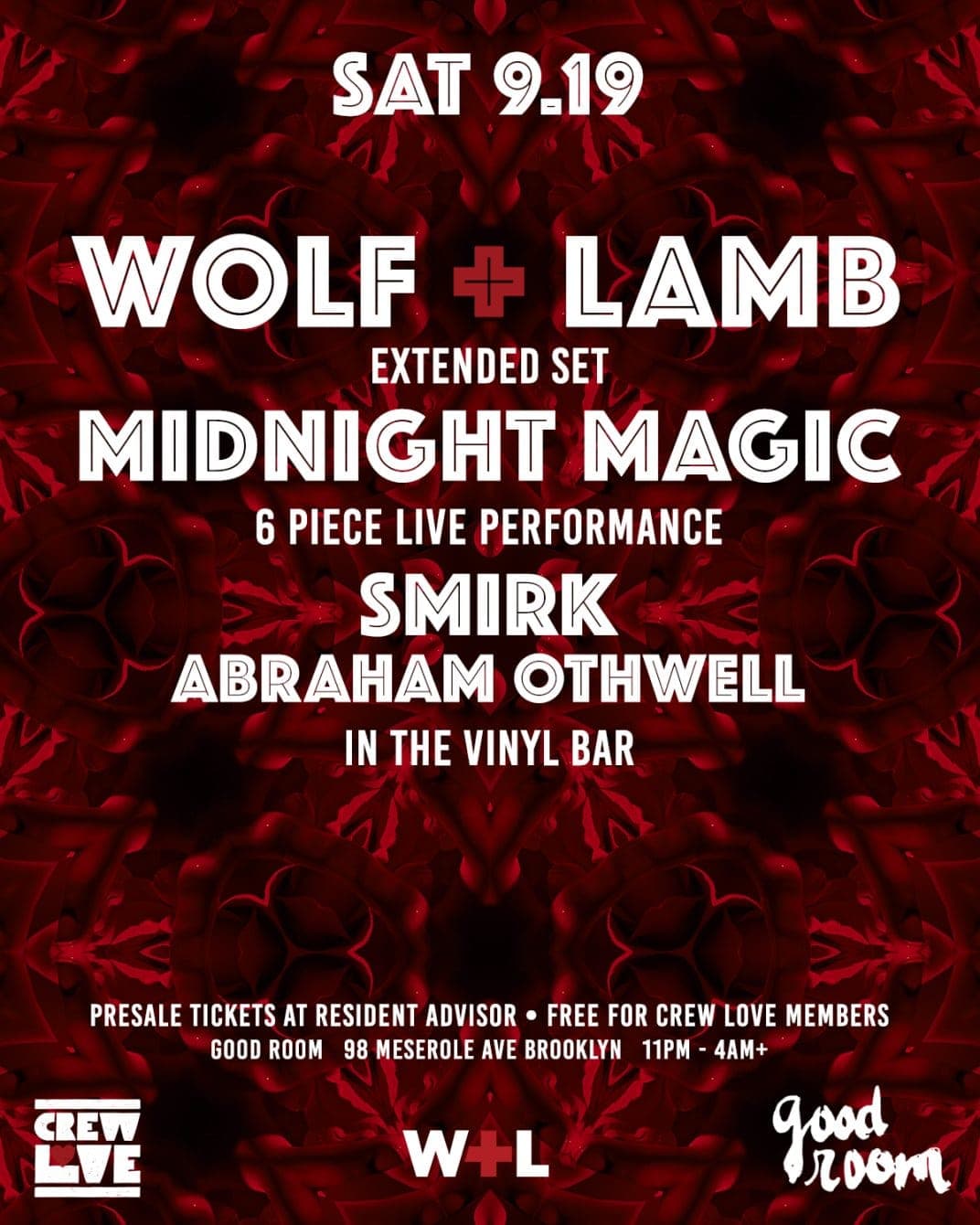 Wolf + Lamb & Midnight Magic 6 Piece Live Performance