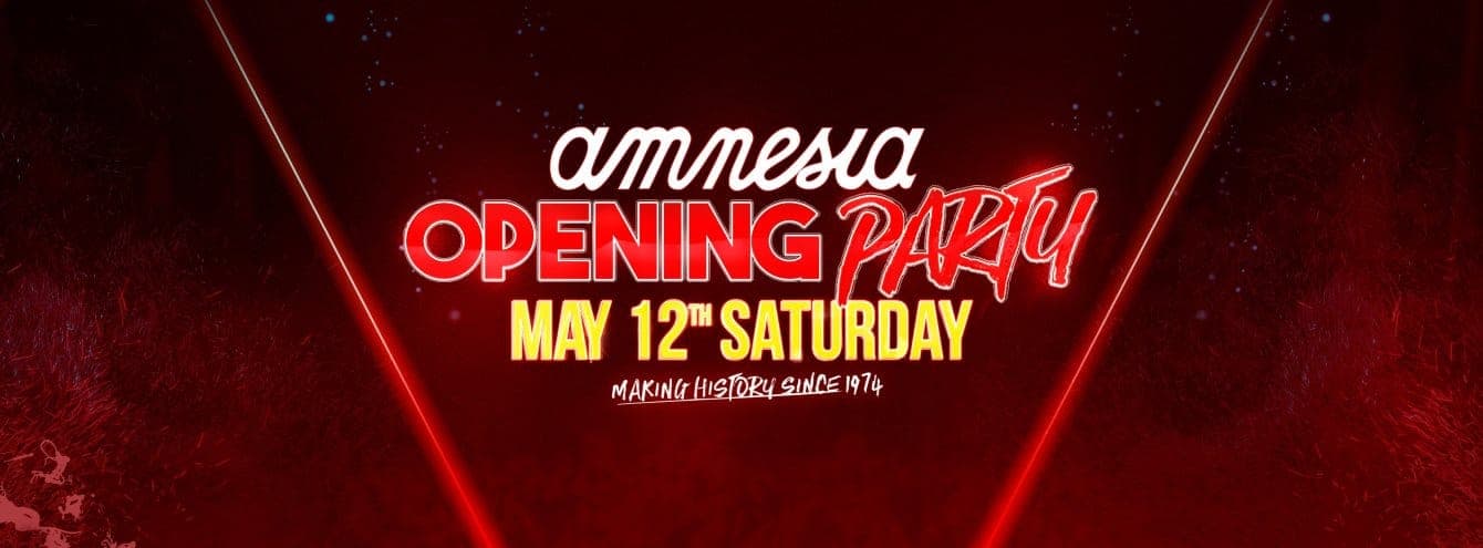 Amnesia opening 2018