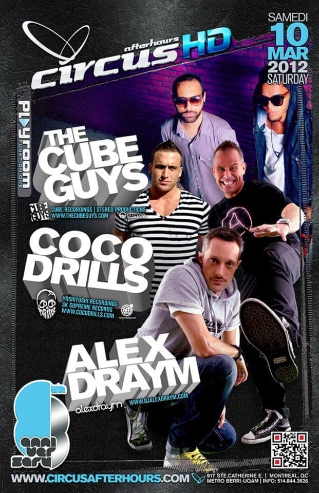 The Cube Guys, Cocodrills and Alex Draym