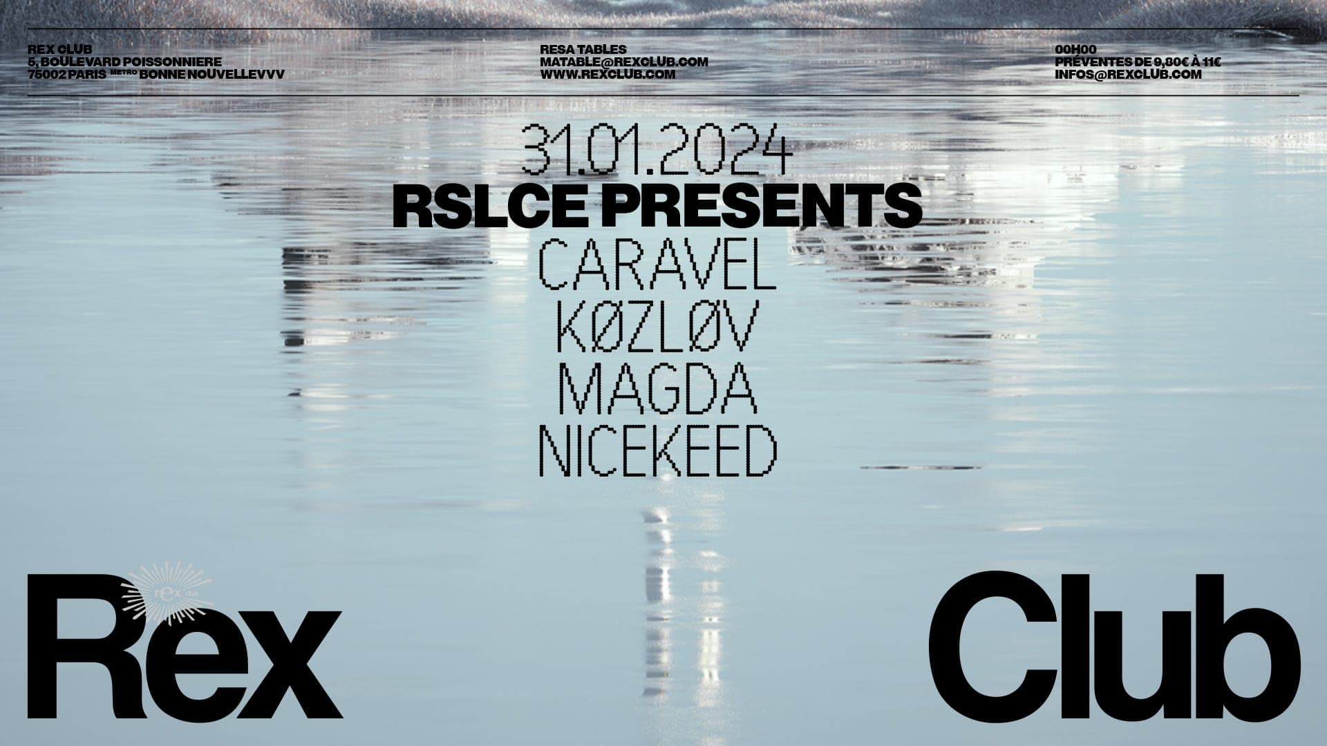 RSLCE PRESENTS: CARAVEL, KØZLØV, Magda, NICEKEED