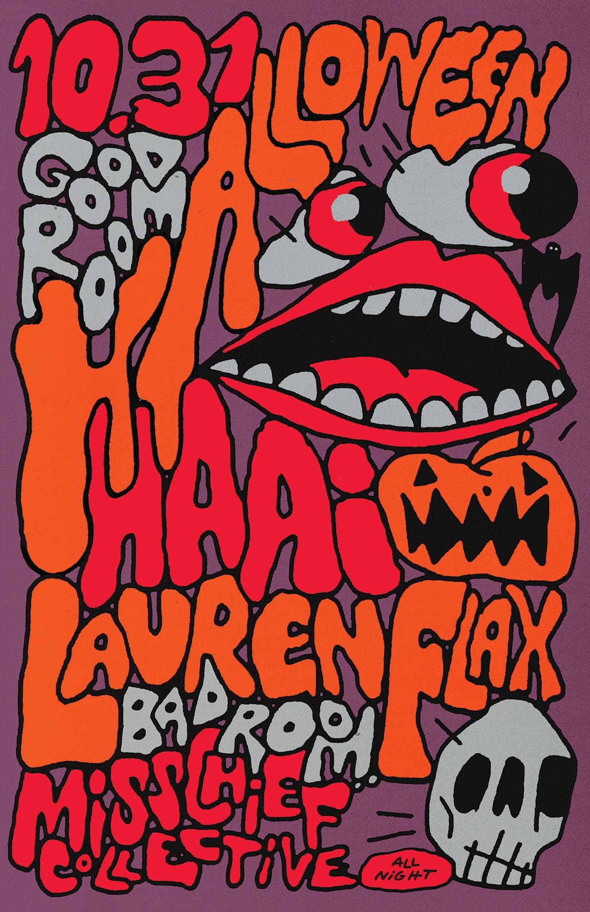 Good Room Halloween ft HAAi, Lauren Flax, Misschief Collective (all night)
