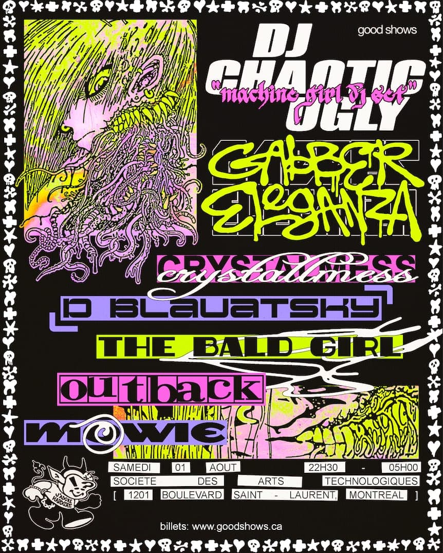 DJ Chaotic Ugly + Crystallmess + Gabber Eleganza + D. Blavatsky + Strawberry Gothcake
