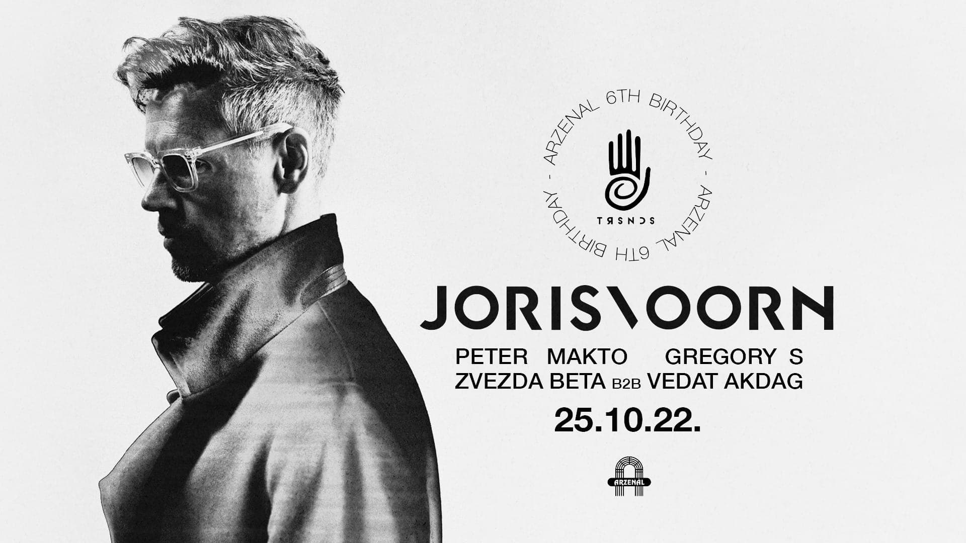 ARZENÁL 6 YEARS ANNIVERSARY w Joris Voorn