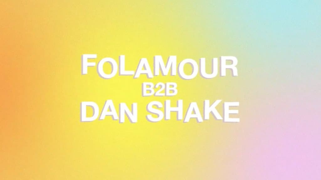 Happiness Therapy: Folamour b2b Dan Shake, Chesus aka Earl Jeffers, Bellaire