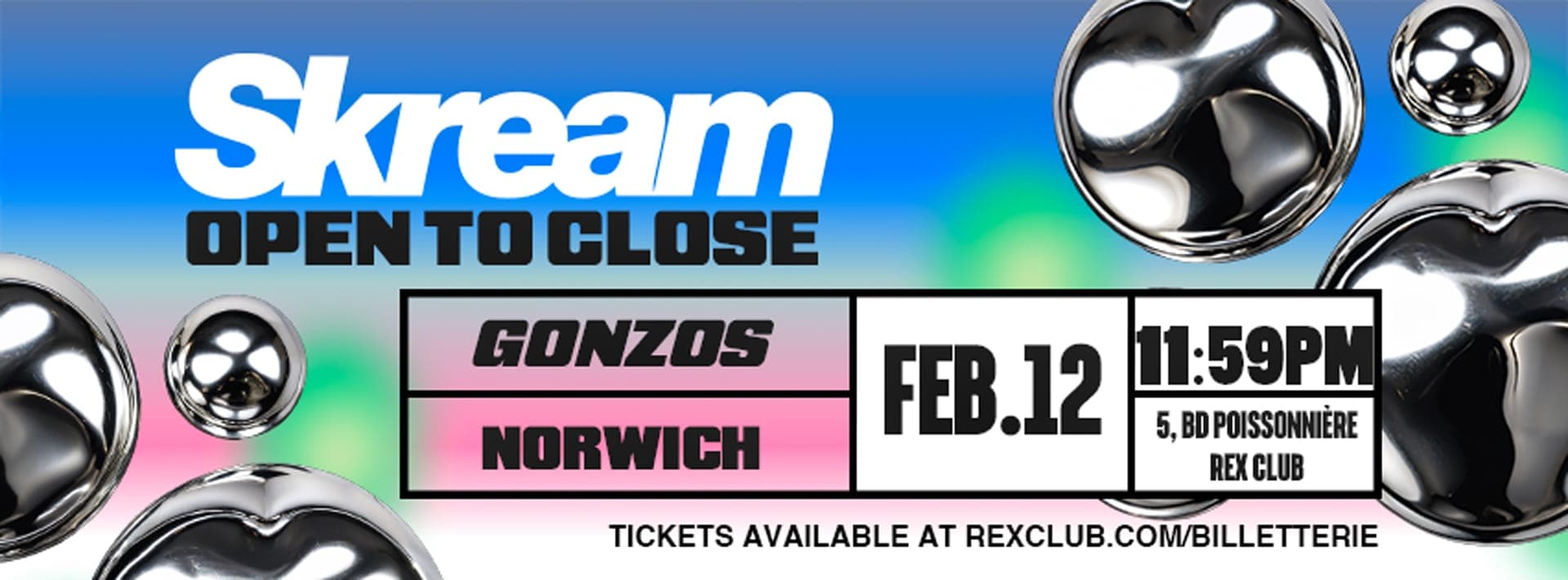 Rex Club presents: Skream all night long