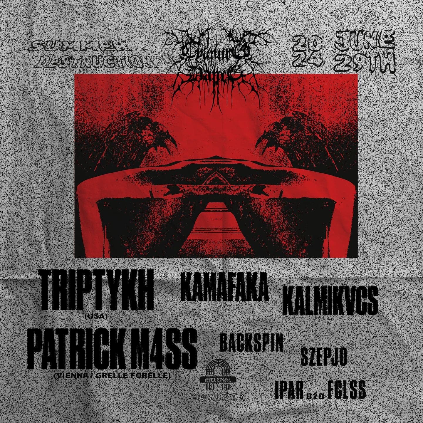 cyanure dance INVITES: TRIPTYKH ( USA ) & PATRICK M4SS ( VIENNA)