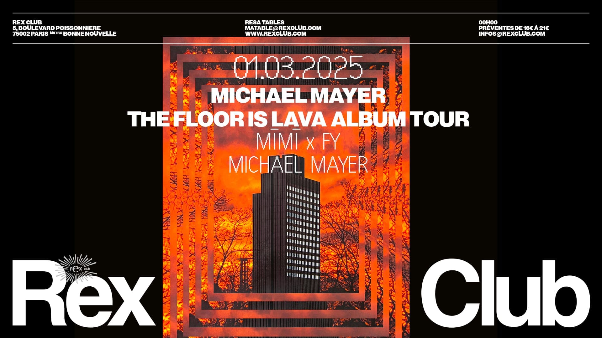 Michael Mayer The Floor Is Lava Album Tour: Michael Mayer & MĪMĪ x FY