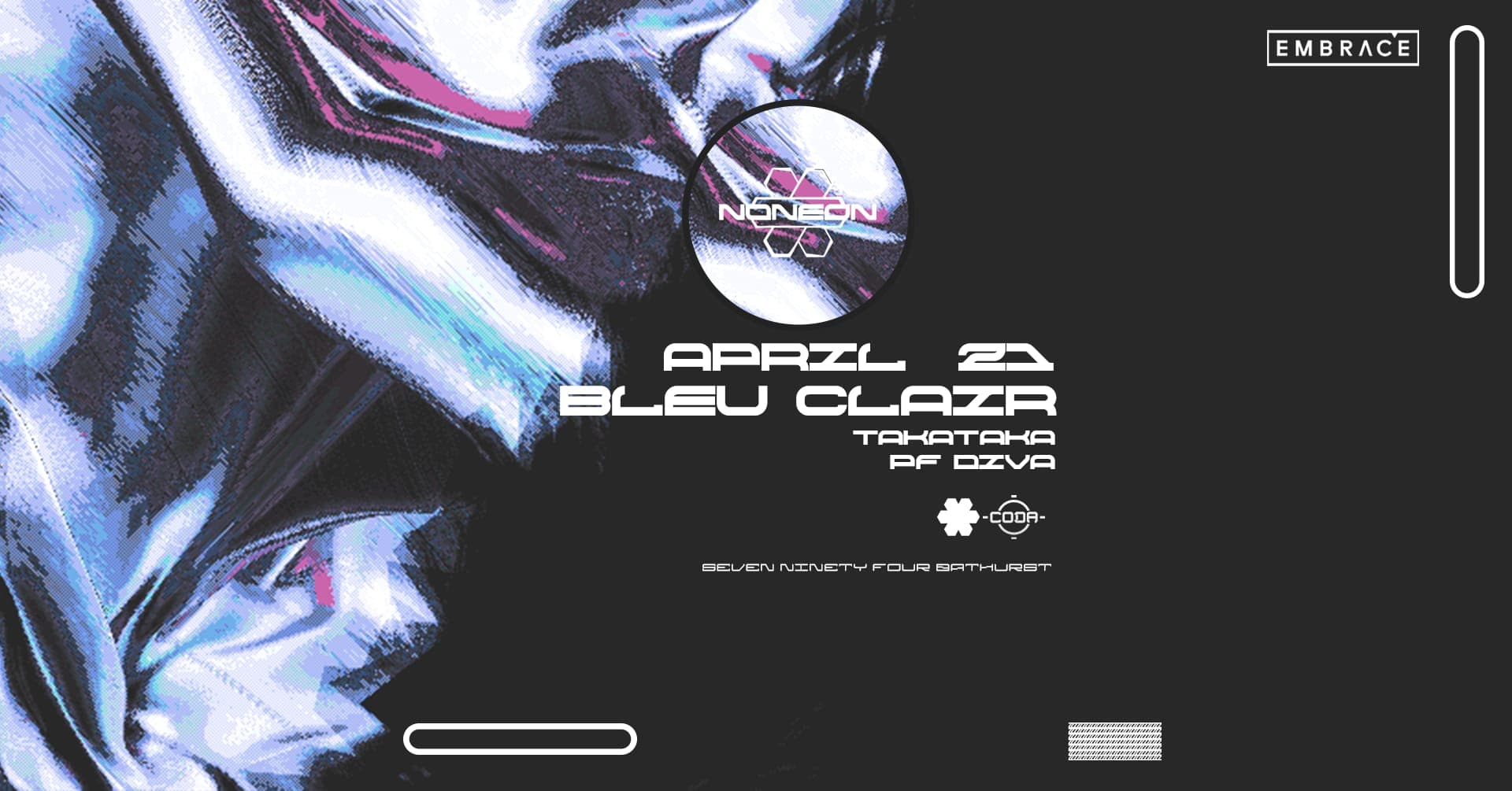 No Neon x Bleu Clair