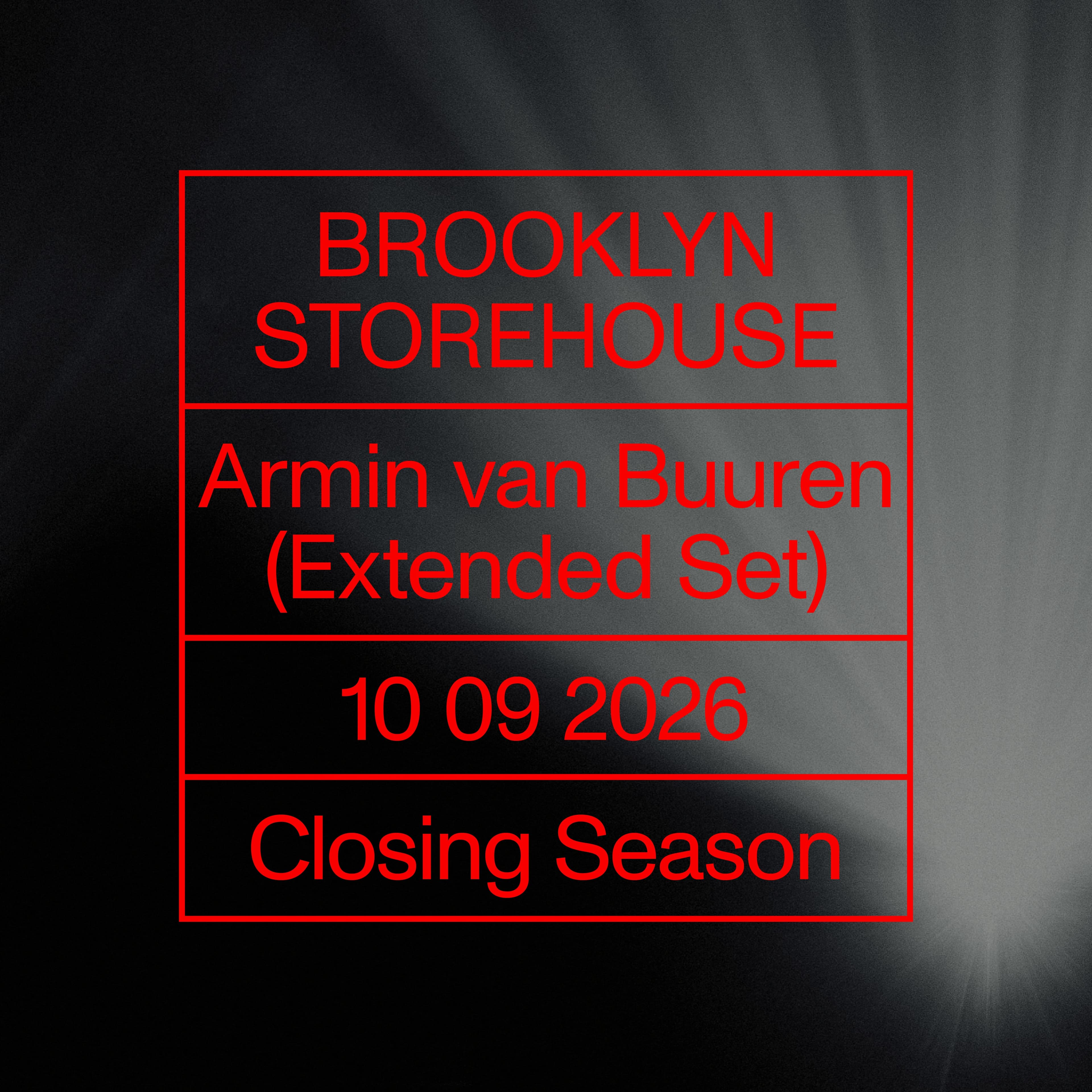 Brooklyn Storehouse: Armin van Buuren