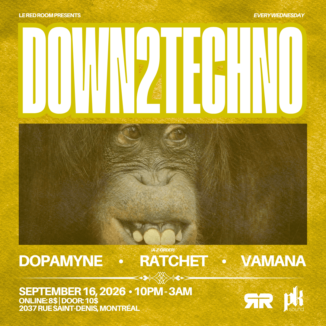 DOWN2TECHNO: Every Wednesday